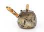 Teapot # 34136, wood firing/ceramic/hand painting, 245 ml.