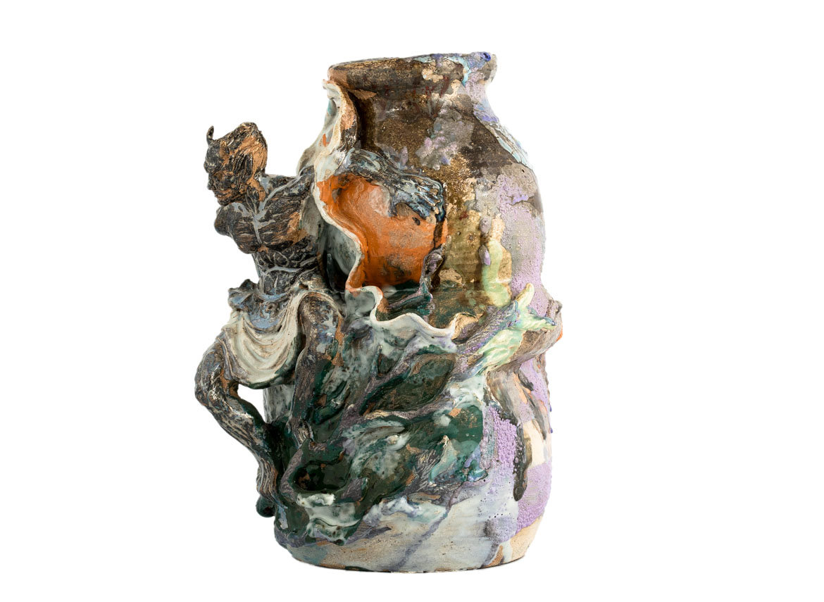 Interior vase # 34138, wood firing/ceramic