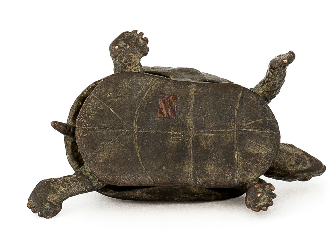 Tea Pet # 34223, turtle, bronze