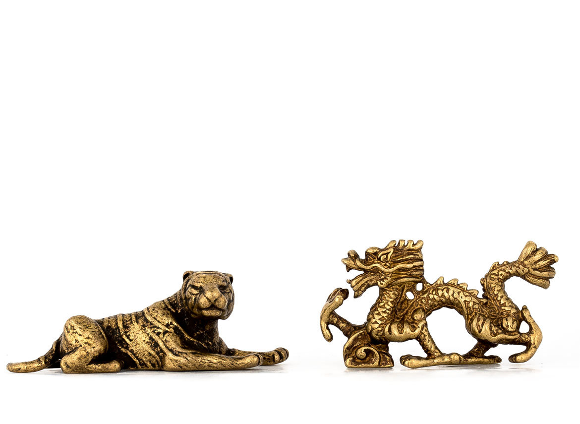 Набор фигурок # 34233, 12 животных Китайского календаря, бронза