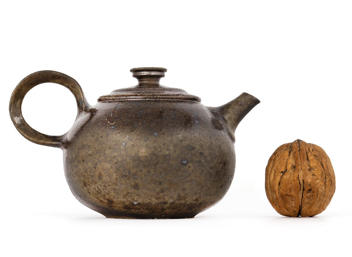 Teapot # 34321, wood firing/ceramic, 175 ml.