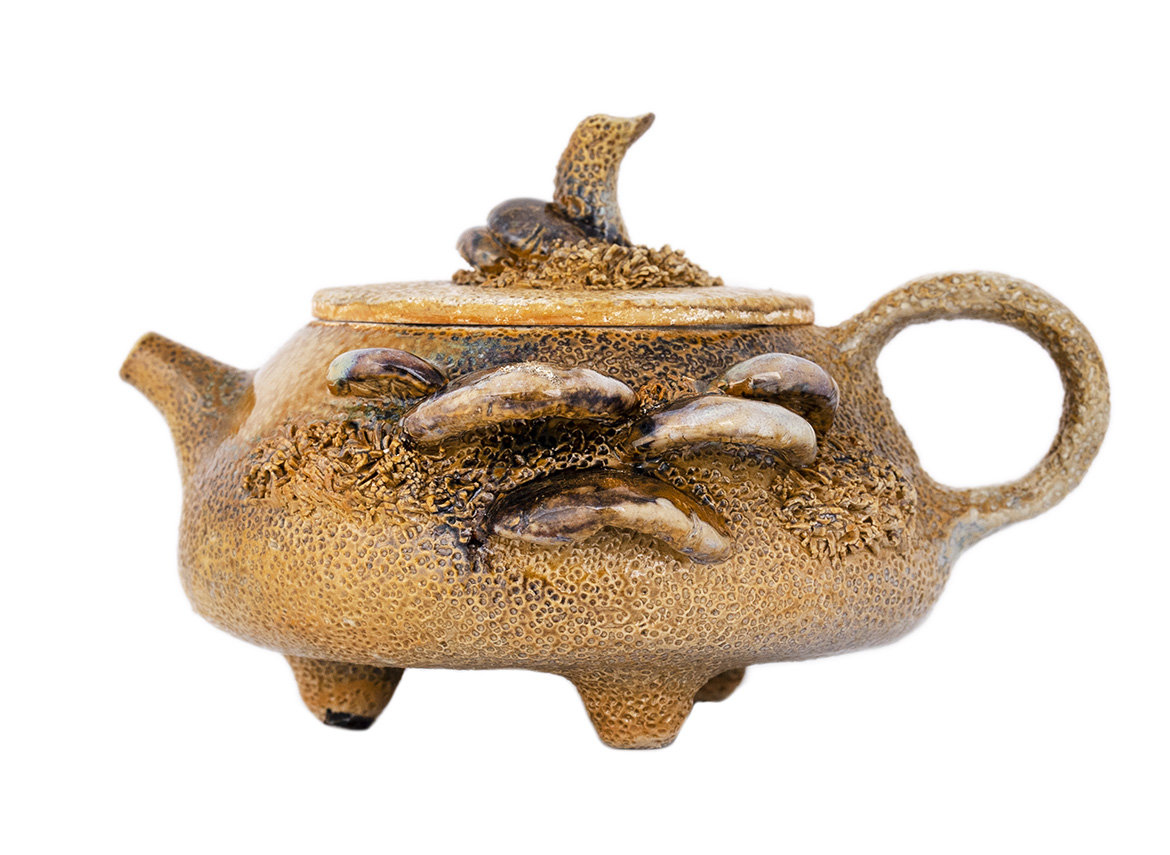 Teapot # 34324, wood firing/ceramic, 200 ml.