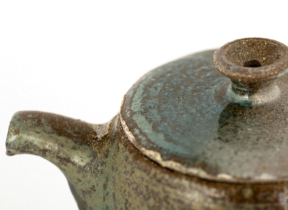 Чайник # 34326, дровяной обжиг/керамика, 180 мл.