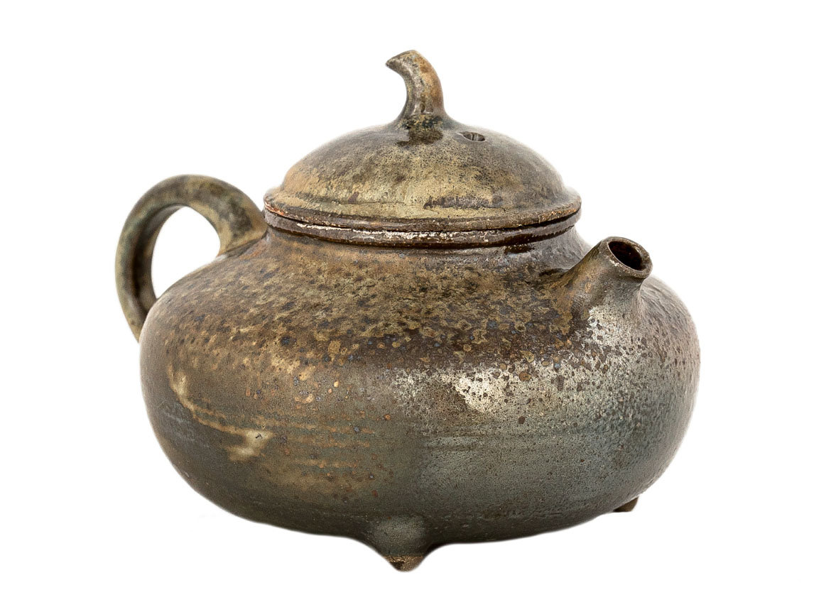 Teapot # 34332, wood firing/ceramic, 180 ml.