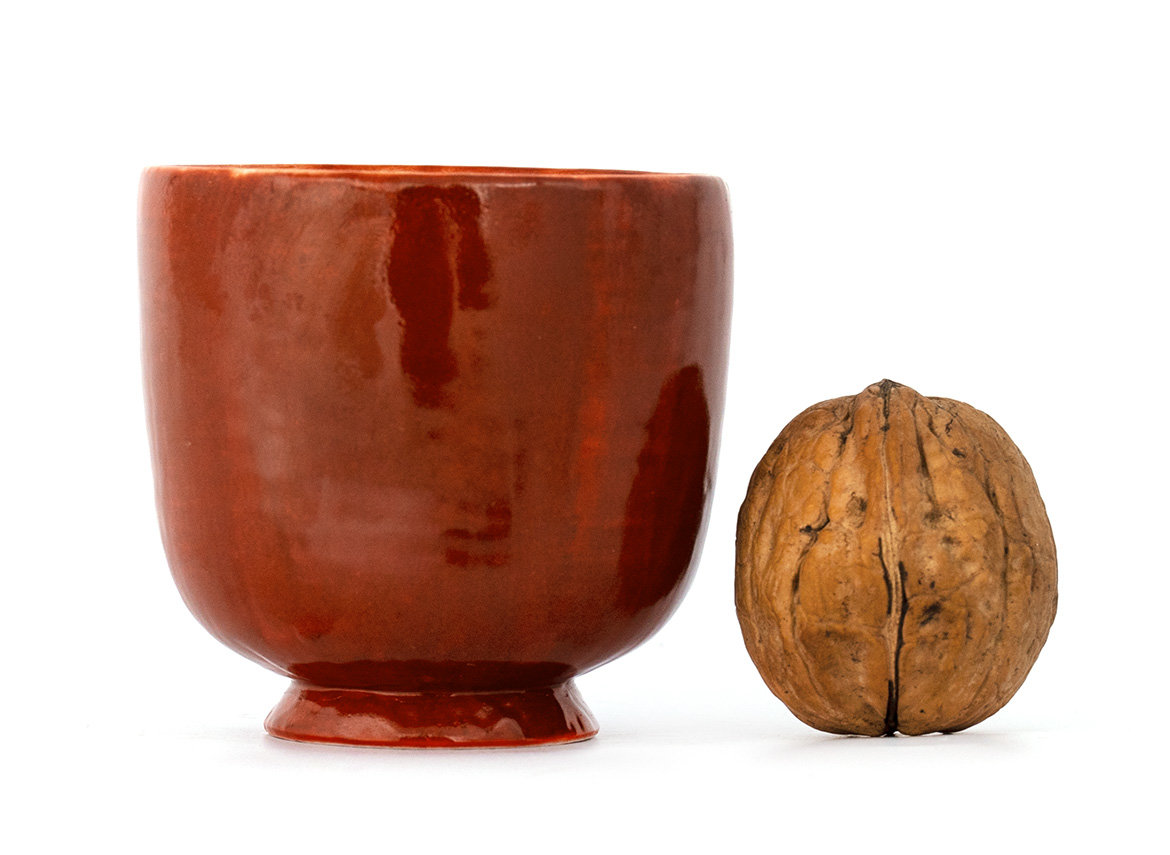 Cup # 34390, wood firing/ceramic/hand painting, 103 ml.