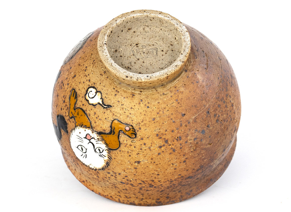 Cup # 34414, wood firing/ceramic/hand painting, 130 ml.