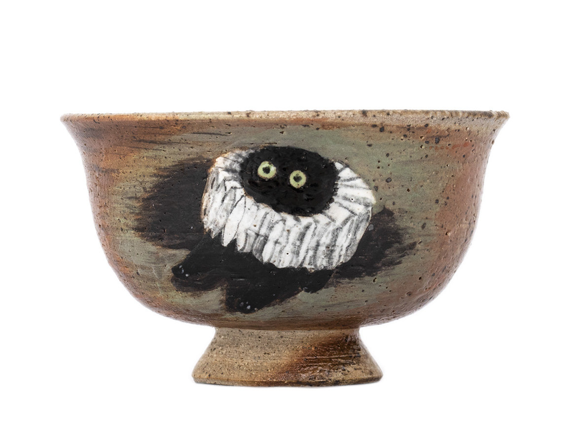 Cup # 34439, wood firing/ceramic/hand painting, 92 ml.