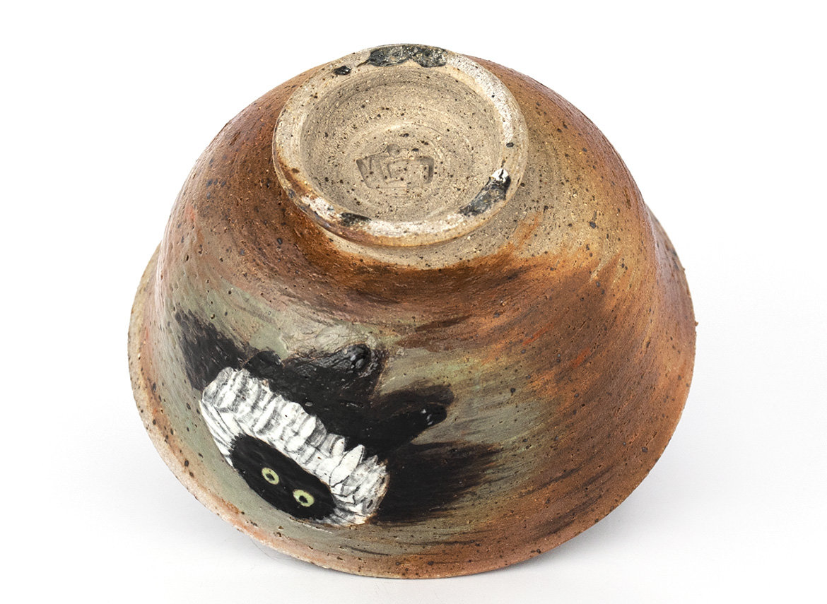 Cup # 34439, wood firing/ceramic/hand painting, 92 ml.