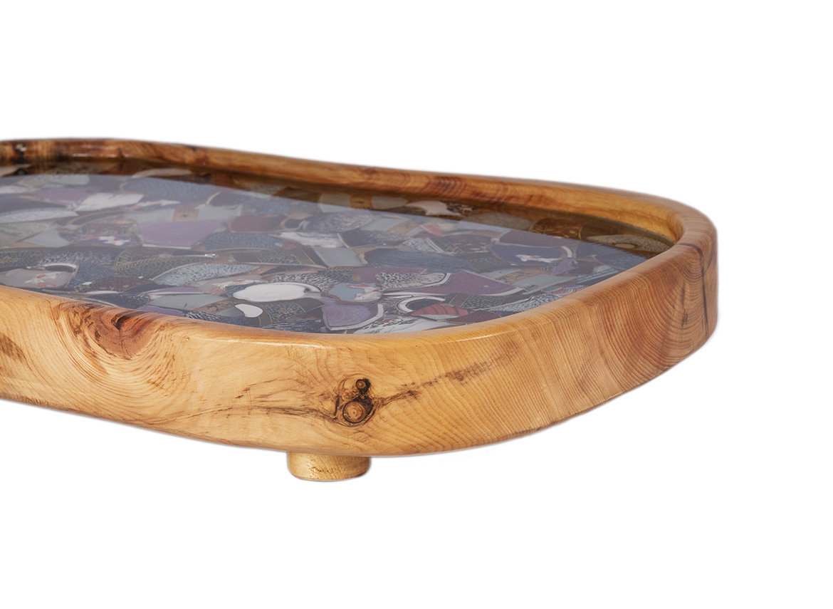 Handmade tea tray # 34781, wood, cedar