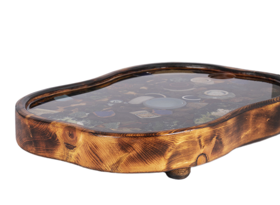 Handmade tea tray # 34784, wood, cedar