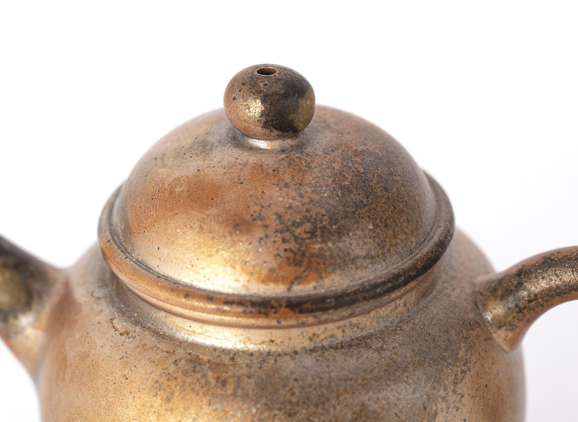 Чайник # 34874, дровяной обжиг/фарфор, Дэхуа, 125 мл.