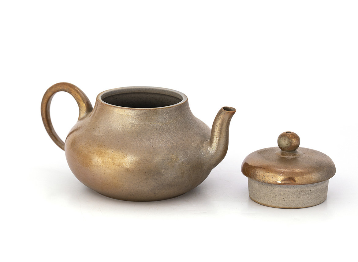 Чайник # 34875, дровяной обжиг/фарфор, Дэхуа, 180 мл.