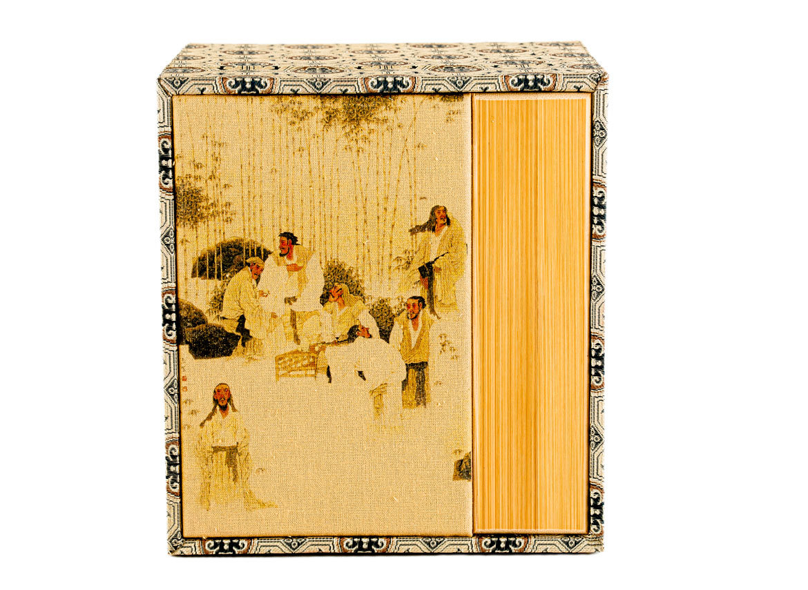 Подарочная коробка для чайников # 34943, Дерево/Ткань