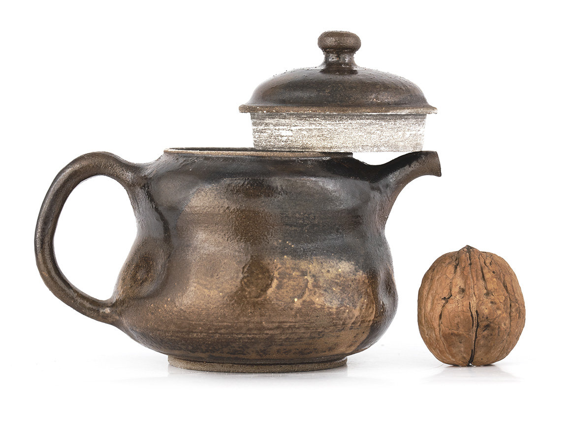 Teapot # 34986, wood firing/ceramic, 240 ml.