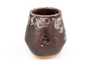 Сосуд для питья мате (калебас) # 35172, дровяной обжиг/керамика
