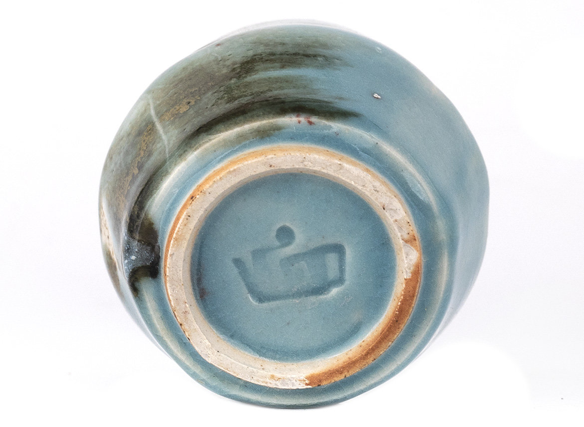 Vessel for mate (kalabas) # 35195, wood firing/ceramic