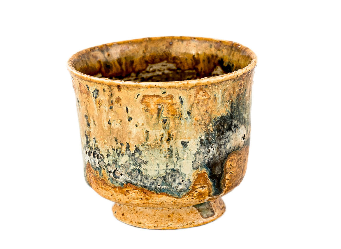 Cup # 35317, wood firing/ceramic/hand painting, 100 ml.