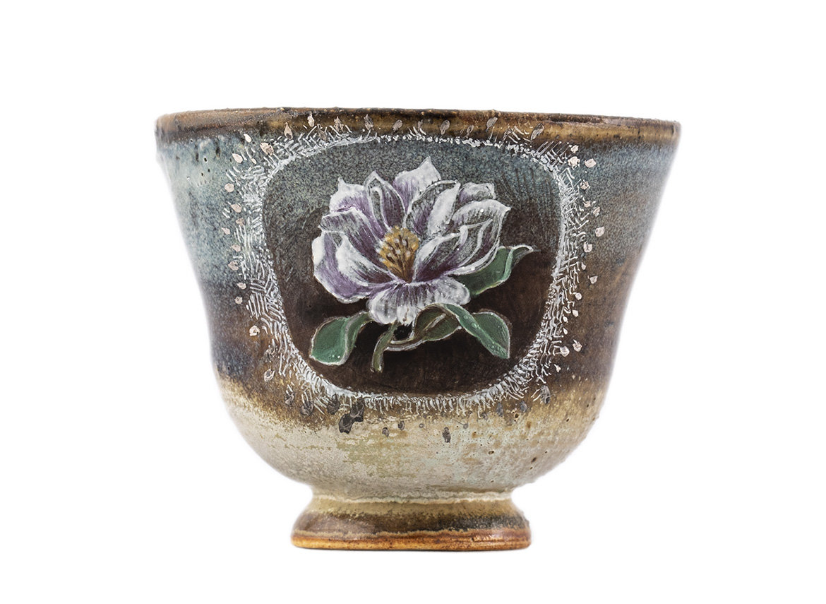 Cup # 35319, wood firing/ceramic/hand painting, 74 ml.