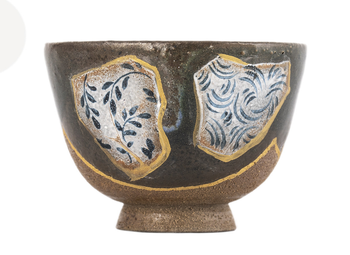Cup # 35332, wood firing/ceramic/hand painting, 98 ml.