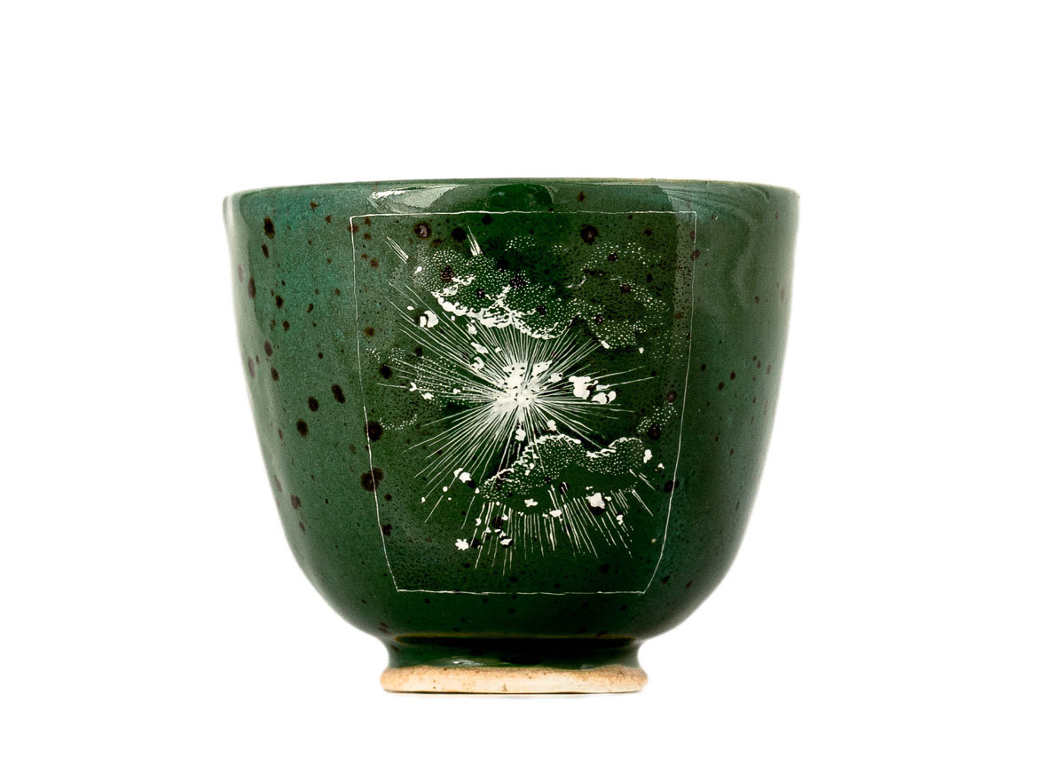 Cup # 35339, wood firing/ceramic/hand painting, 120 ml.
