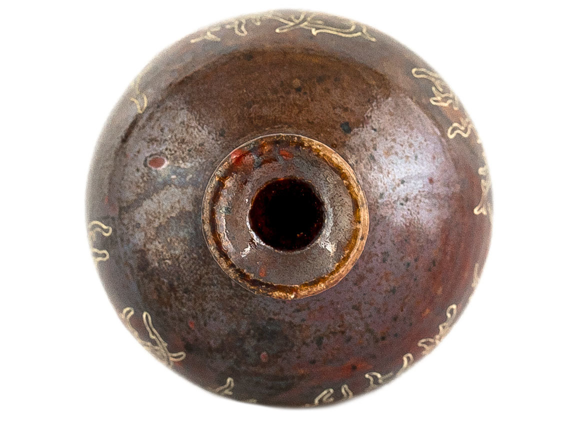 Vase # 35380, wood firing/ceramic/hand painting