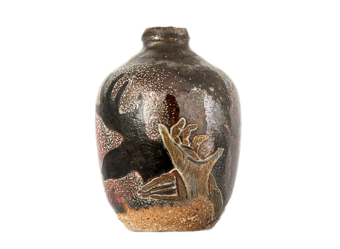 Vase # 35381, wood firing/ceramic/hand painting