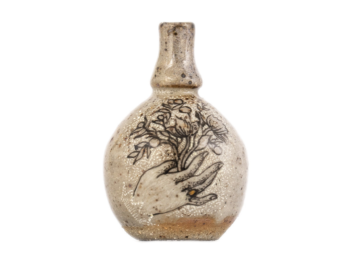 Vase # 35383, wood firing/ceramic/hand painting