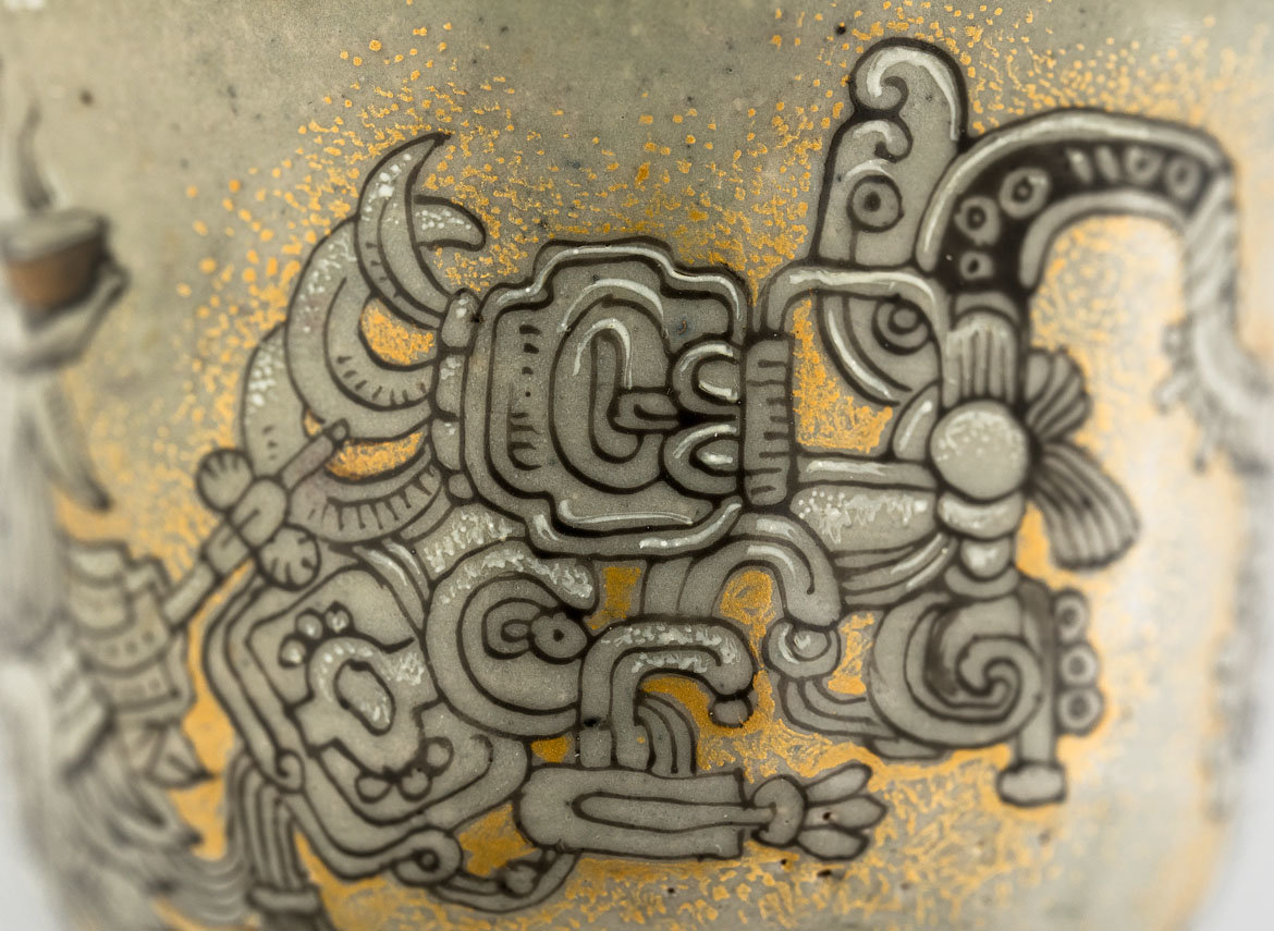 Гайвань # 35391, дровяной обжиг/керамика/ручная роспись, 188 мл.