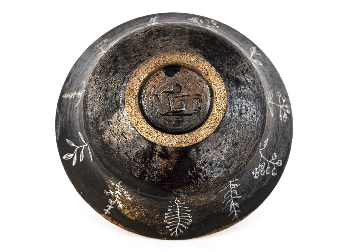 Гайвань # 35401, дровяной обжиг/керамика/ручная роспись, 130 мл.