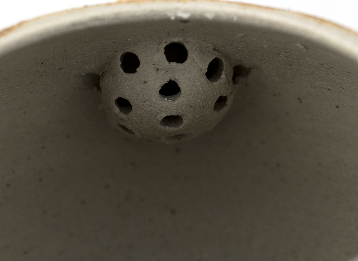 Чайник # 35613, дровяной обжиг/керамика, 106 мл.