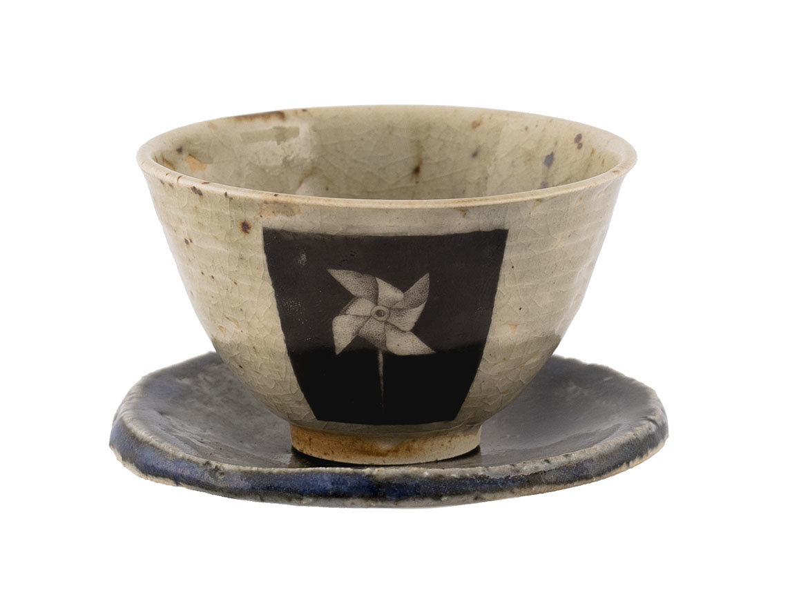 Cup stand # 35994, wood firing/ceramic