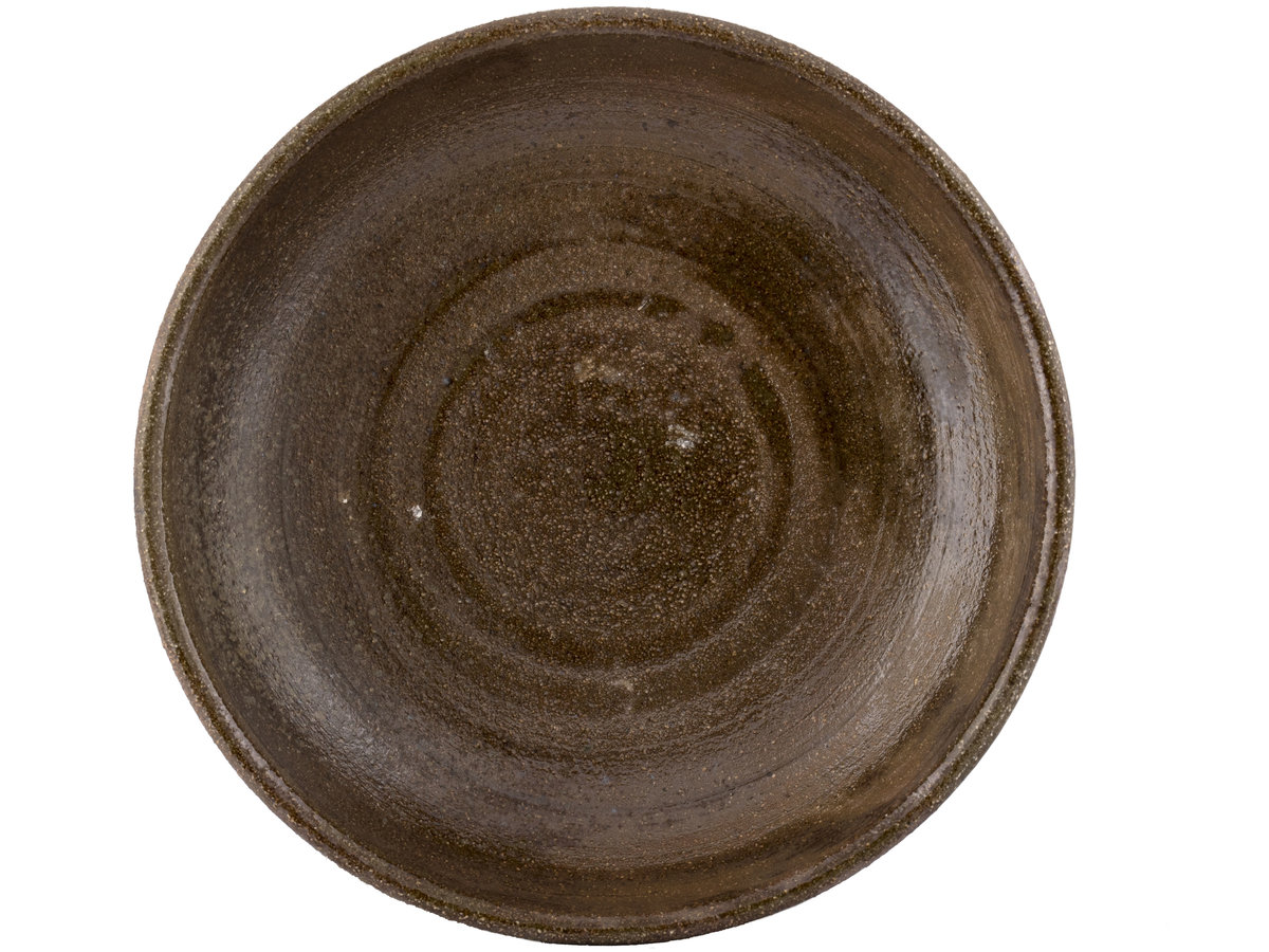 Тарелка столовая # 36001, дровяной обжиг/керамика