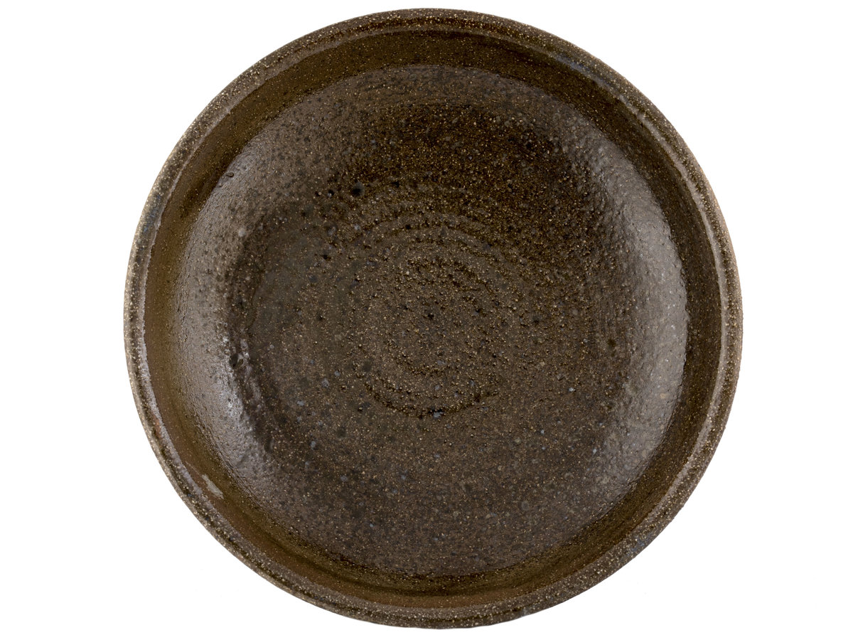 Тарелка столовая # 36003, дровяной обжиг/керамика