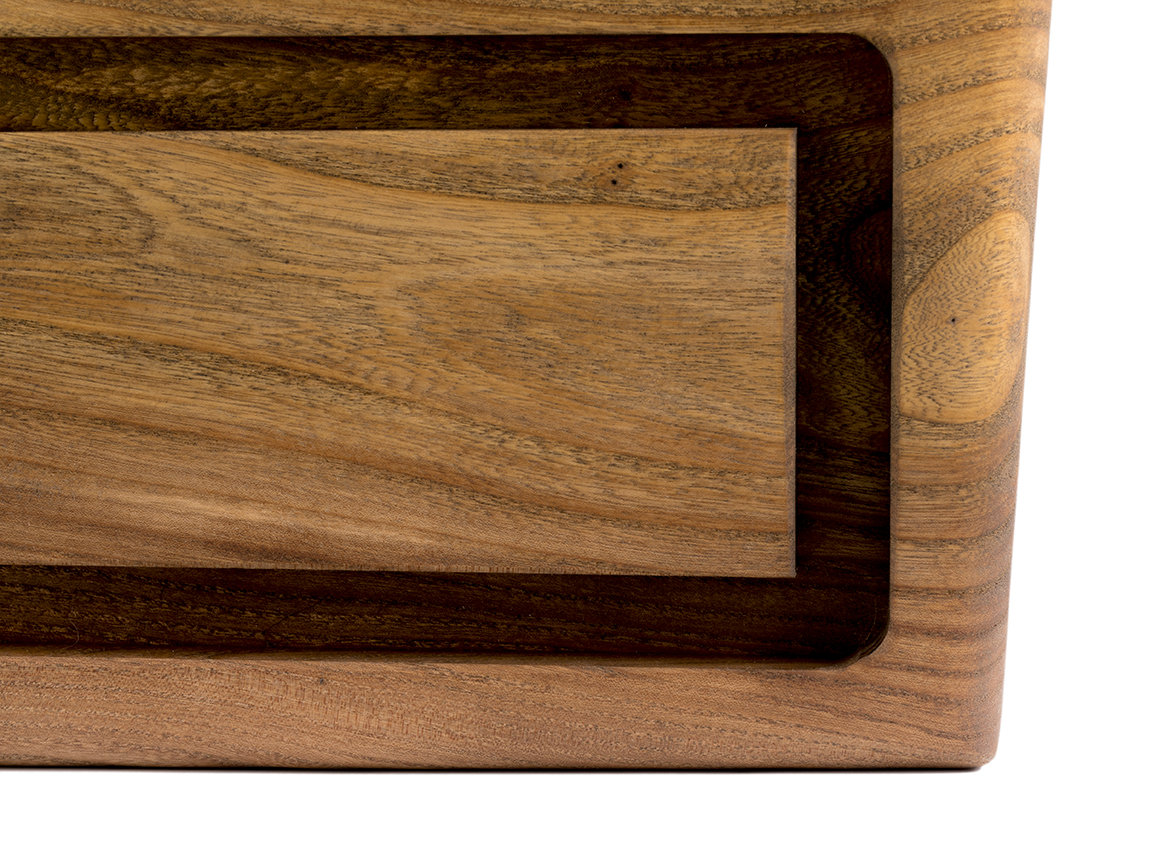 Author's handmade tea tray # 36085, wood