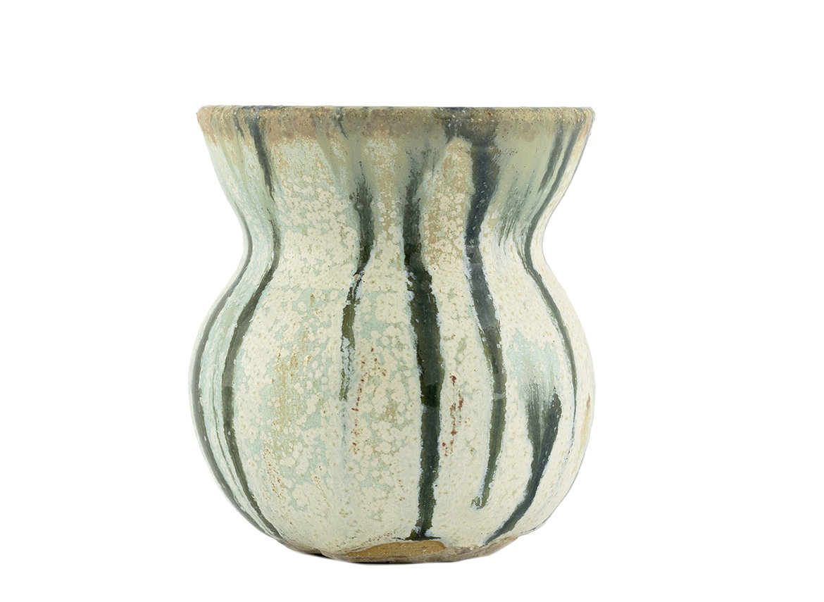 Vessel for mate (kalabas) # 36191, ceramic