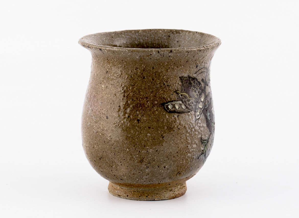 Cup # 36217, wood firing/ceramic/hand painting, 76 ml.