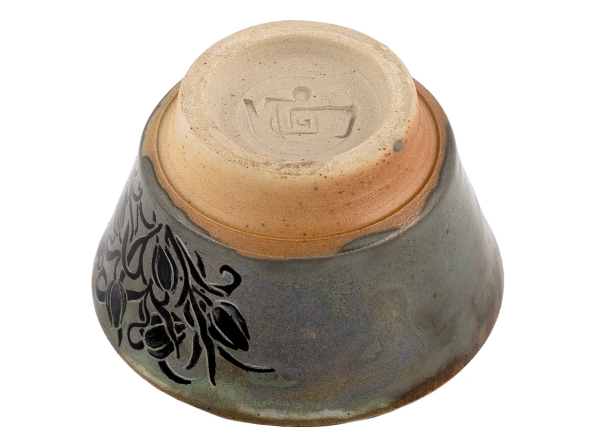 Cup # 36219, wood firing/ceramic/hand painting, 68 ml.
