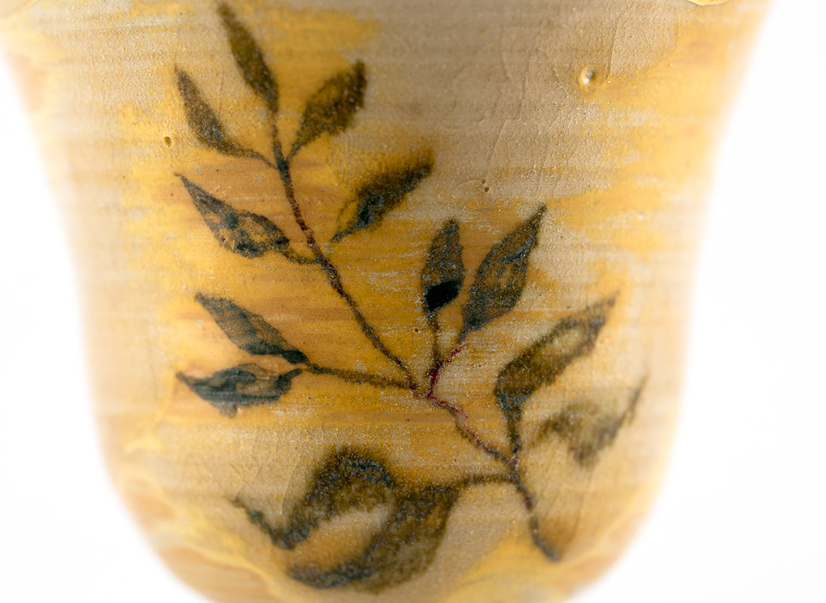 Cup # 36221, wood firing/ceramic/hand painting, 55 ml.