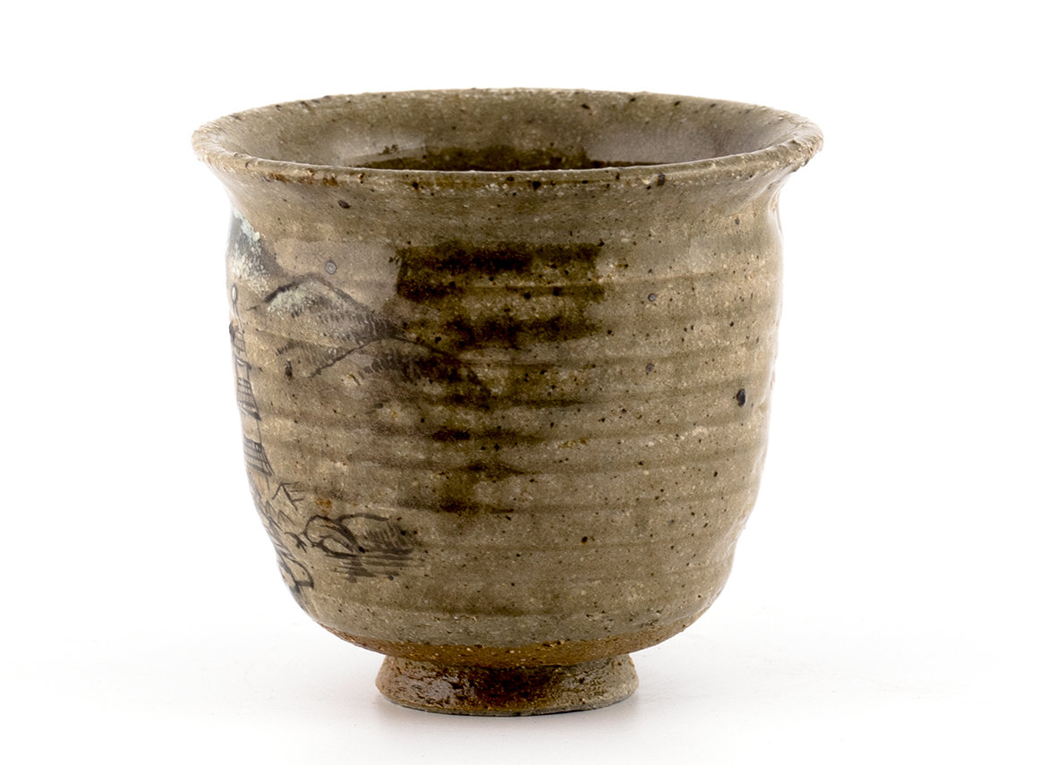 Cup # 36233, wood firing/ceramic/hand painting, 126 ml.