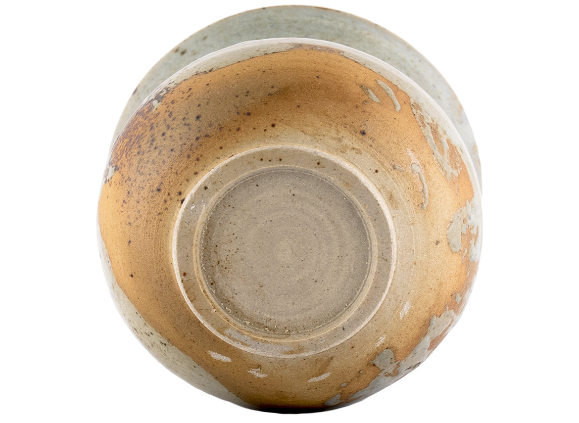 Сосуд для питья мате (калебас) # 36260, дровяной обжиг/керамика/ручная роспись