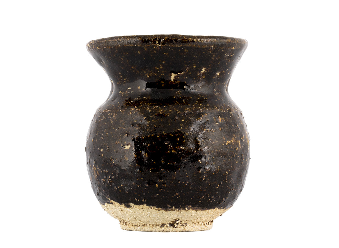 Vessel for mate (kalabas) # 36276, wood firing/ceramic