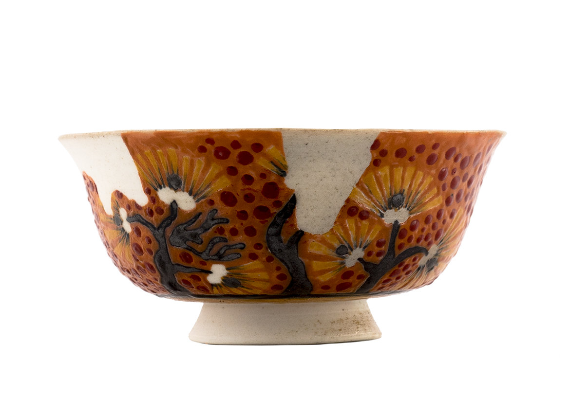 Cup # 36446, wood firing/ceramic/hand painting, 120 ml.