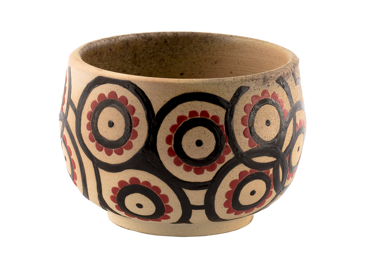 Cup # 36458, wood firing/ceramic/hand painting, 176 ml.