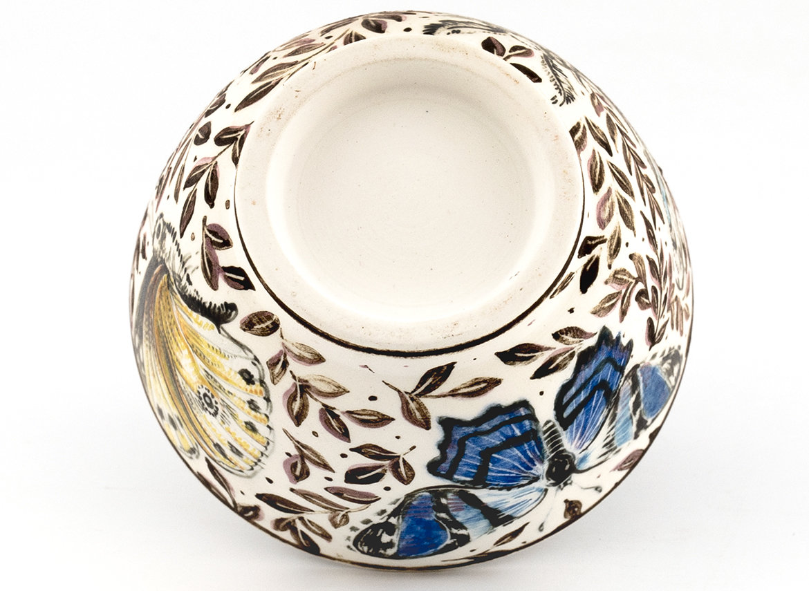 Cup # 36468, wood firing/ceramic/hand painting, 120 ml.