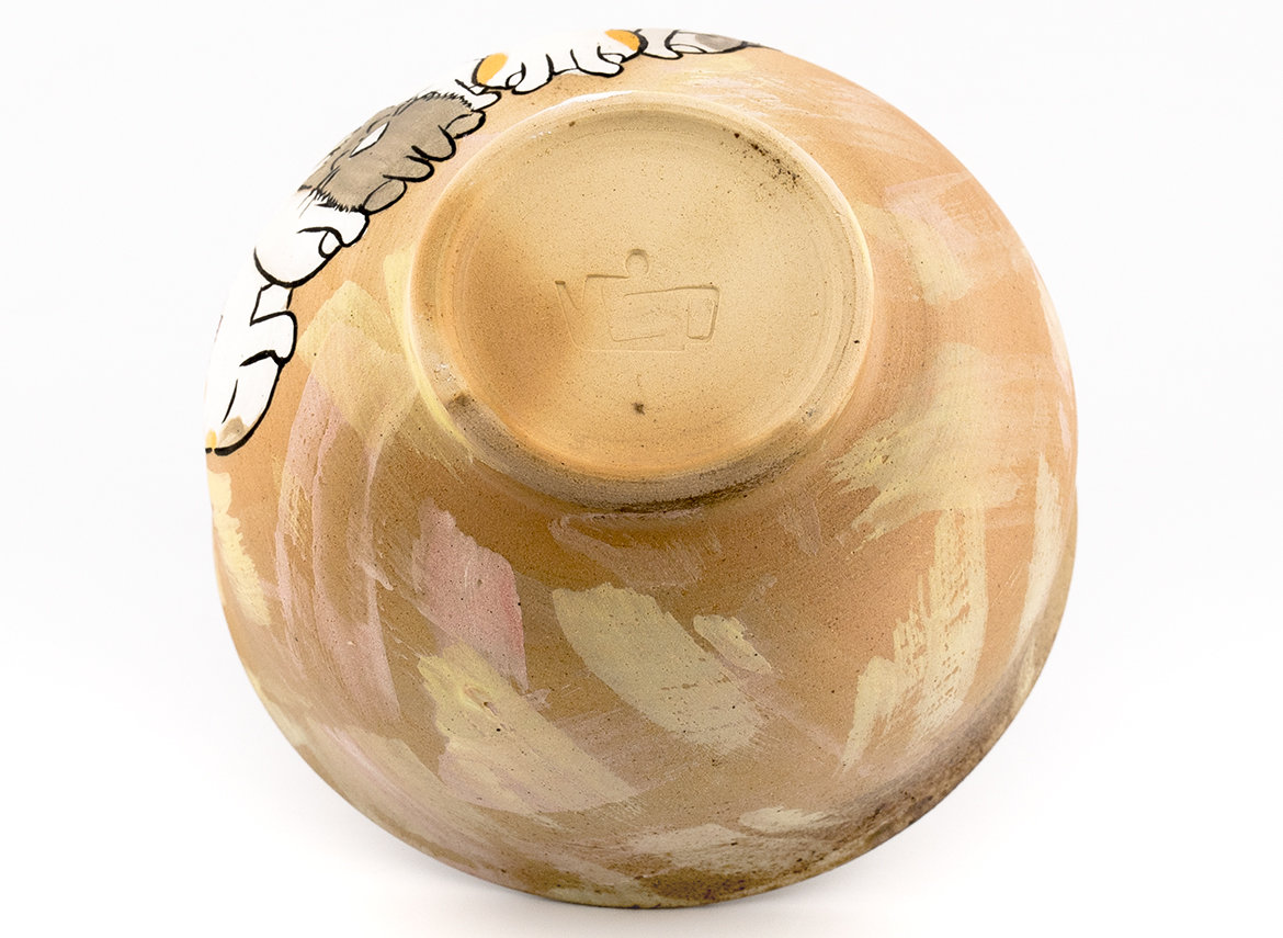 Сup (Chavan) # 36483, wood firing/ceramic/hand painting, 360 ml.