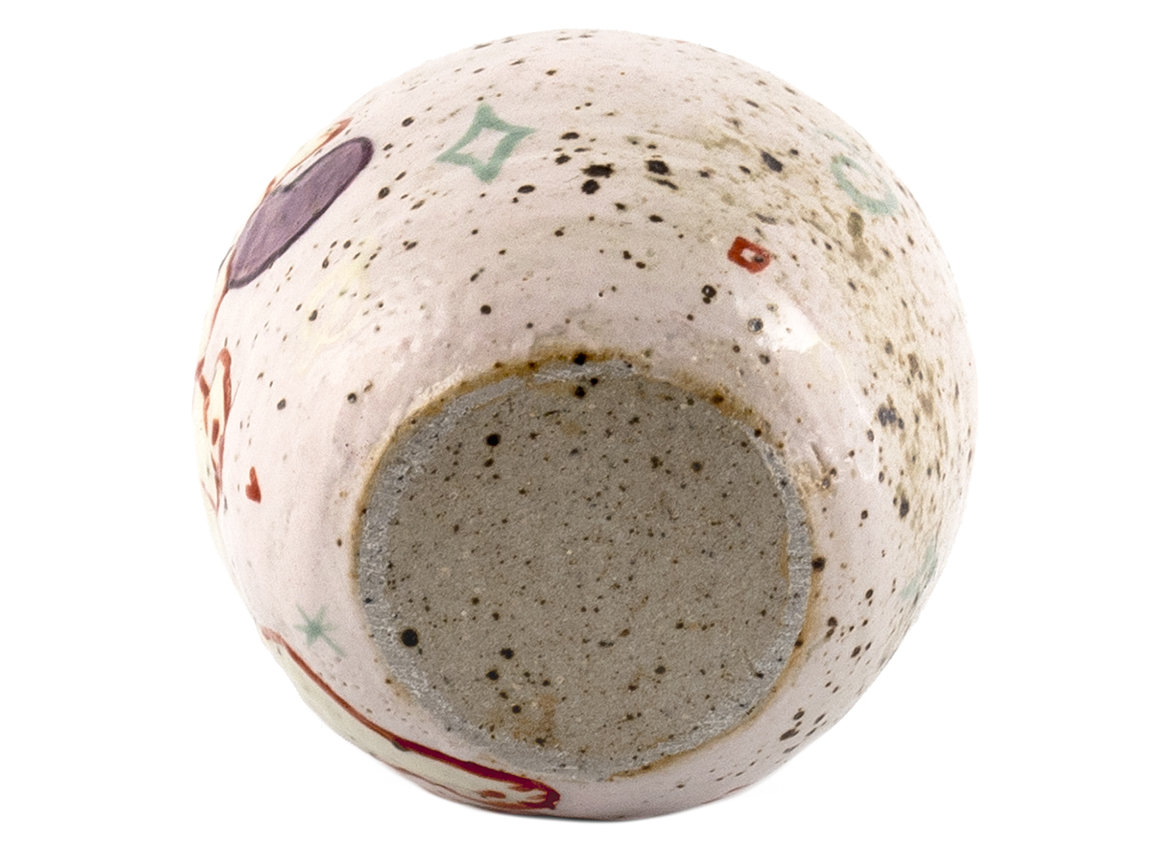 Vase # 36495, wood firing/ceramic/hand painting