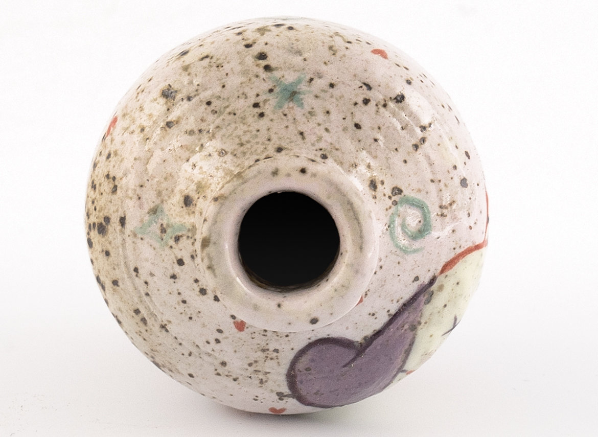 Vase # 36495, wood firing/ceramic/hand painting