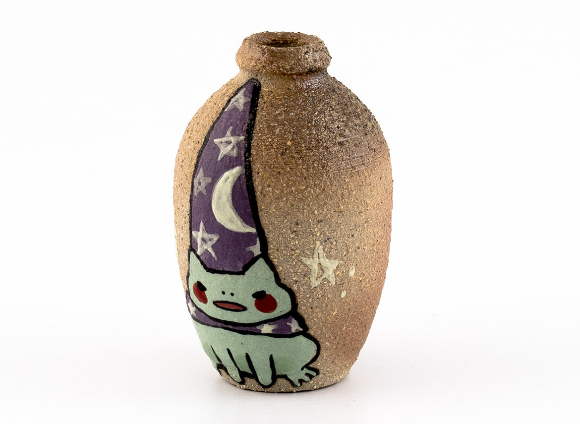 Vase # 36502, wood firing/ceramic/hand painting