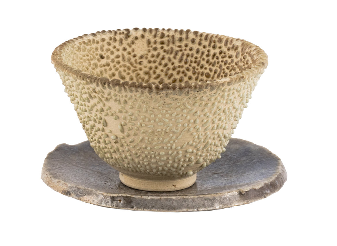 Cup stand # 36663, wood firing/ceramic