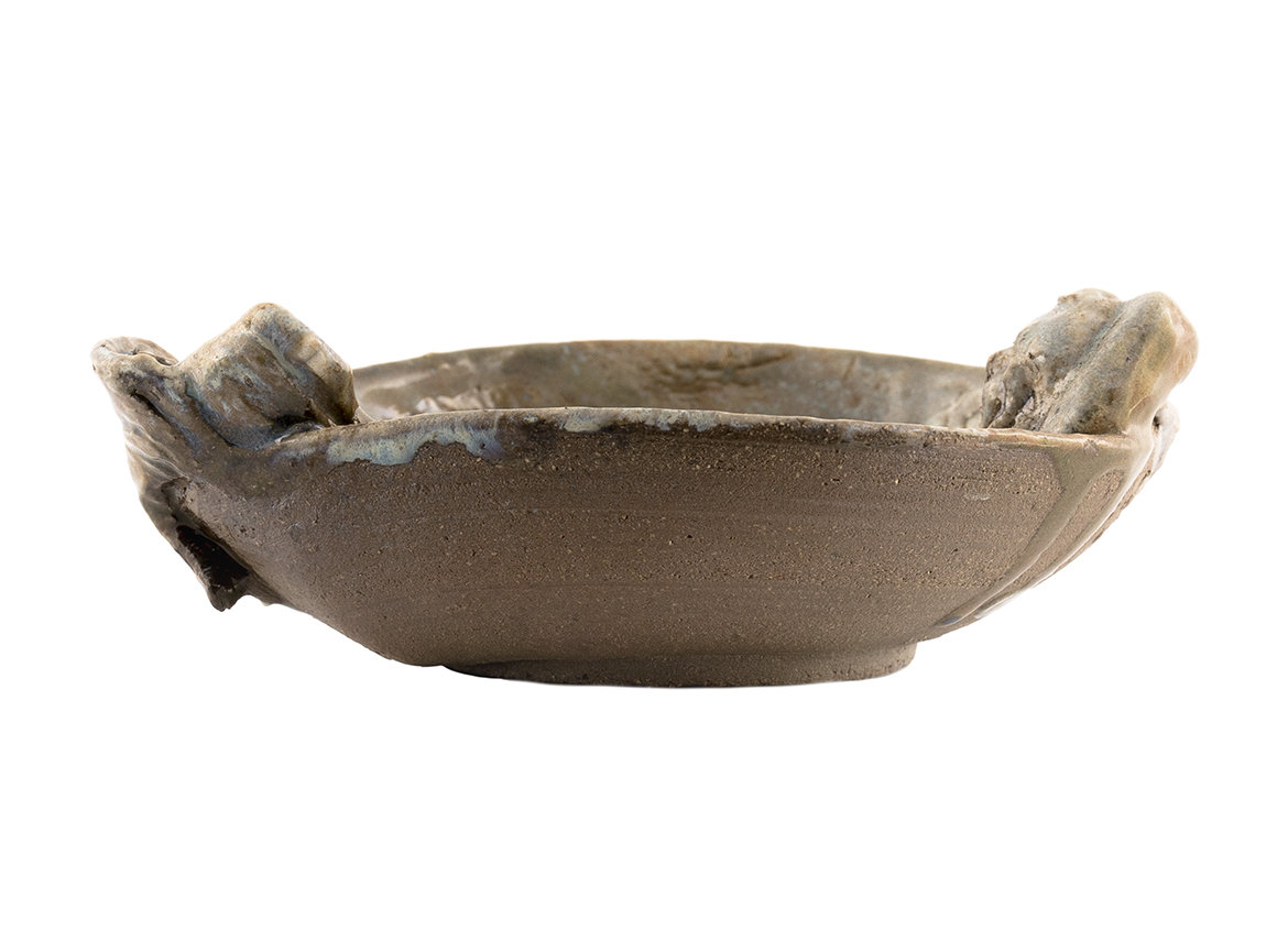 Tea Plate # 36680, wood firing/ceramic
